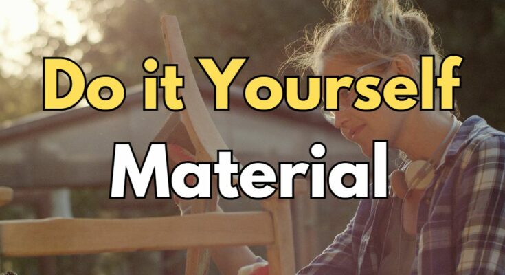 Do it yourself Baumaterial